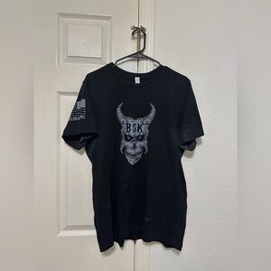 Undertaker Nine Line Black Graphic T-Shirt